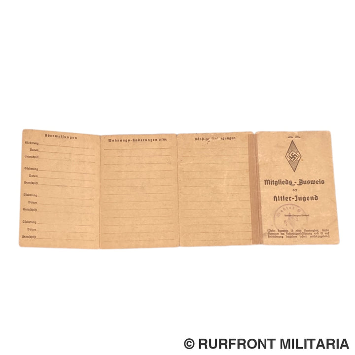 Bdm Papierset Mädelschaftsführerin Margarete Dahlbeck