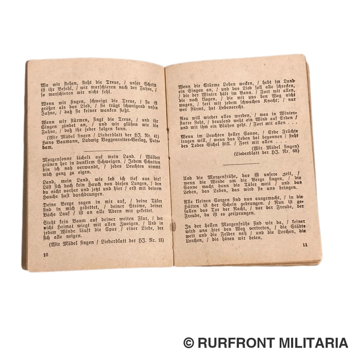 Bdm Papierset Mädelschaftsführerin Margarete Dahlbeck