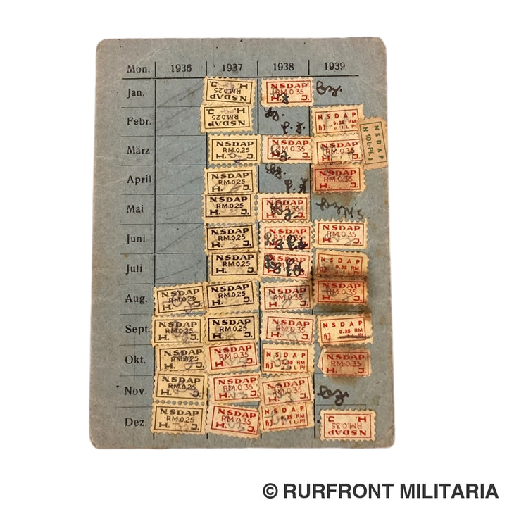 Bdm Papierset Mädelschaftsführerin Margarete Dahlbeck