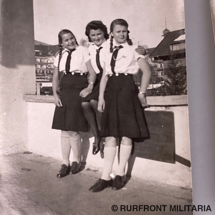 Bdm Papierset Mädelschaftsführerin Margarete Dahlbeck