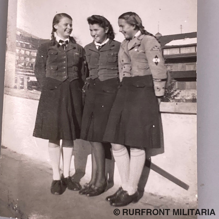 Bdm Papierset Mädelschaftsführerin Margarete Dahlbeck