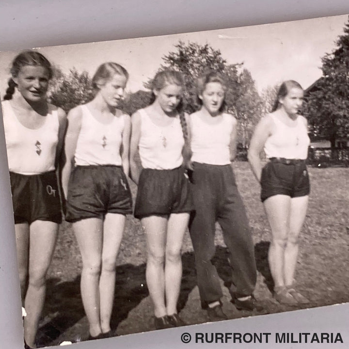 Bdm Papierset Mädelschaftsführerin Margarete Dahlbeck