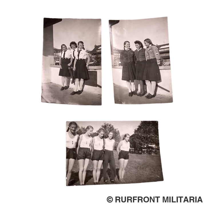 Bdm Papierset Mädelschaftsführerin Margarete Dahlbeck