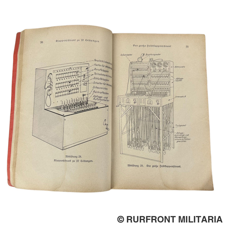 Boek Kurze Elektrizitäts und gerätelehre für Funker und Fernsprecher 1939