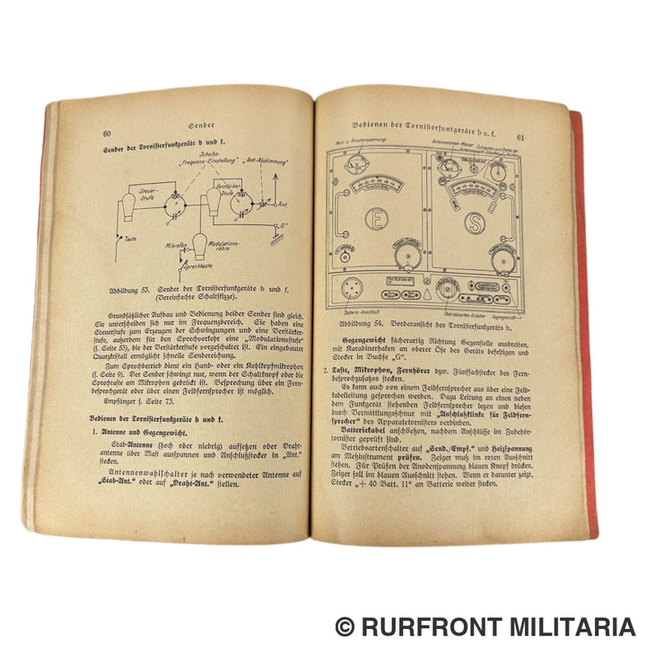 Boek Kurze Elektrizitäts und gerätelehre für Funker und Fernsprecher 1939