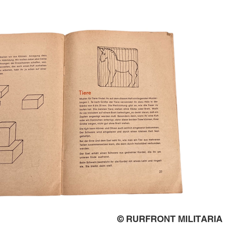 Boekje Spielzeug Für Den Weihnachts-Markt 1942 Bdm