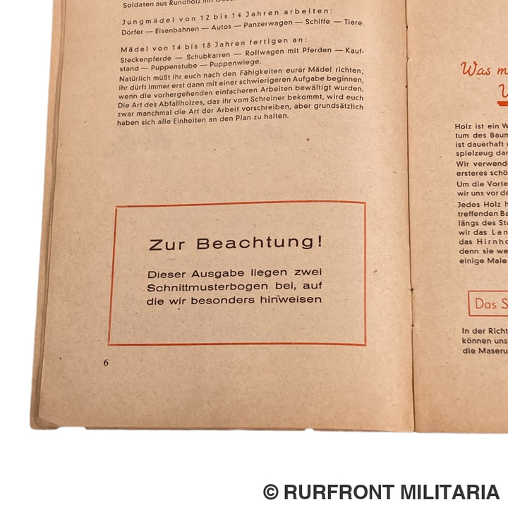 Boekje Spielzeug Für Den Weihnachts-Markt 1942 Bdm