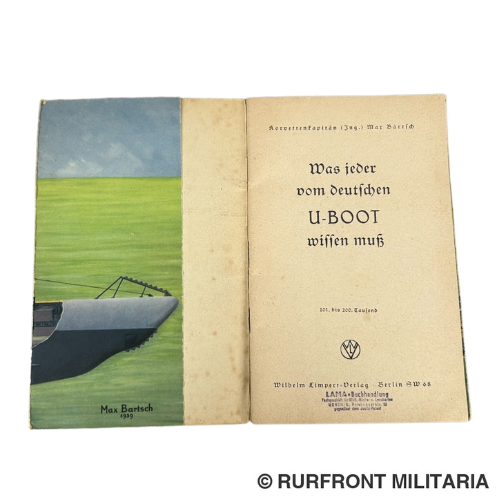 Boekje Was Jeder Von Deutschen U-Boot Wissen Muss Max Bartsch