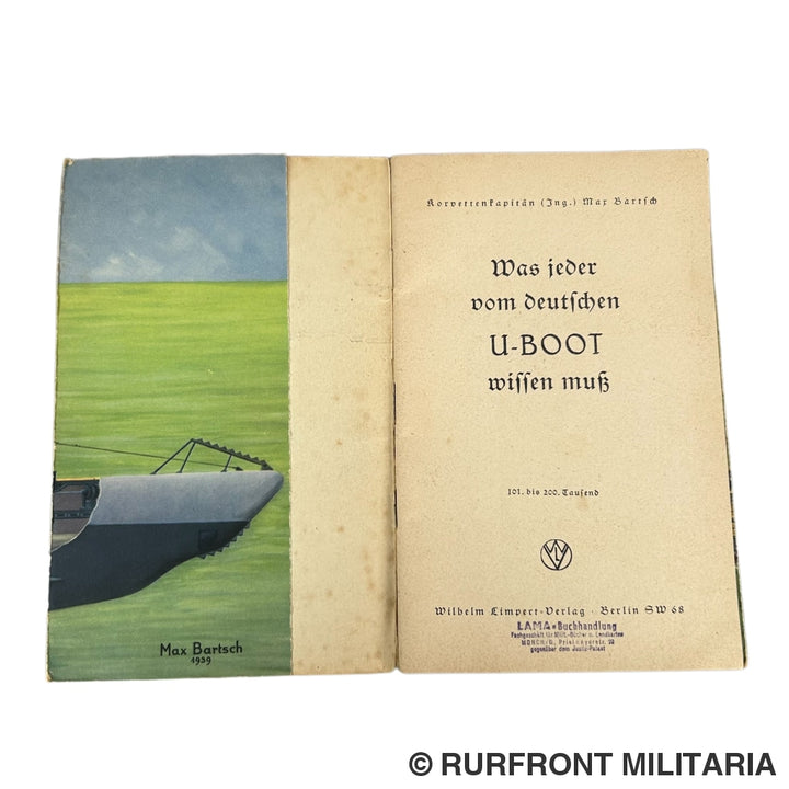 Boekje Was Jeder Von Deutschen U-Boot Wissen Muss Max Bartsch