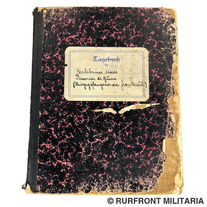 Duits wo1 dagboek officier.
