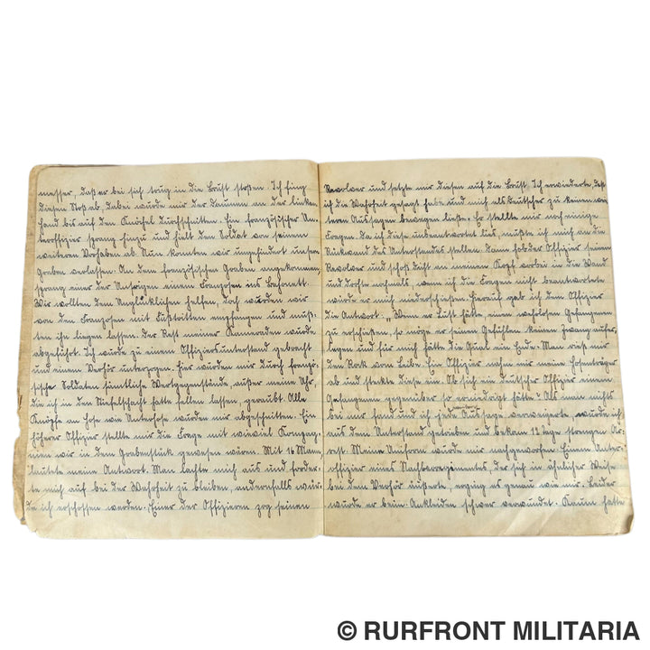 Duits wo1 dagboek officier.