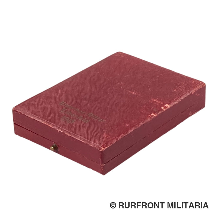 Duitse Wo1 Penning In Etui Eiserner Ritter Elberfeld 1915