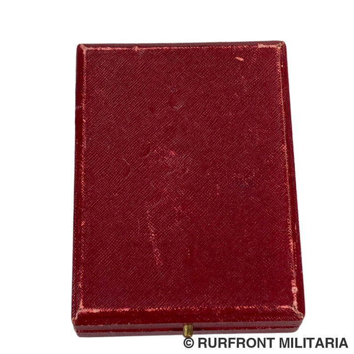 Duitse Wo1 Penning In Etui Eiserner Ritter Elberfeld 1915