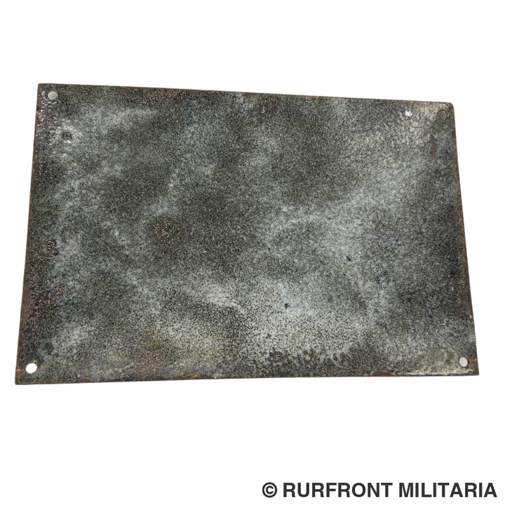 Emaille bord Duitse wo1 Arzt/ krankenhausarzt
