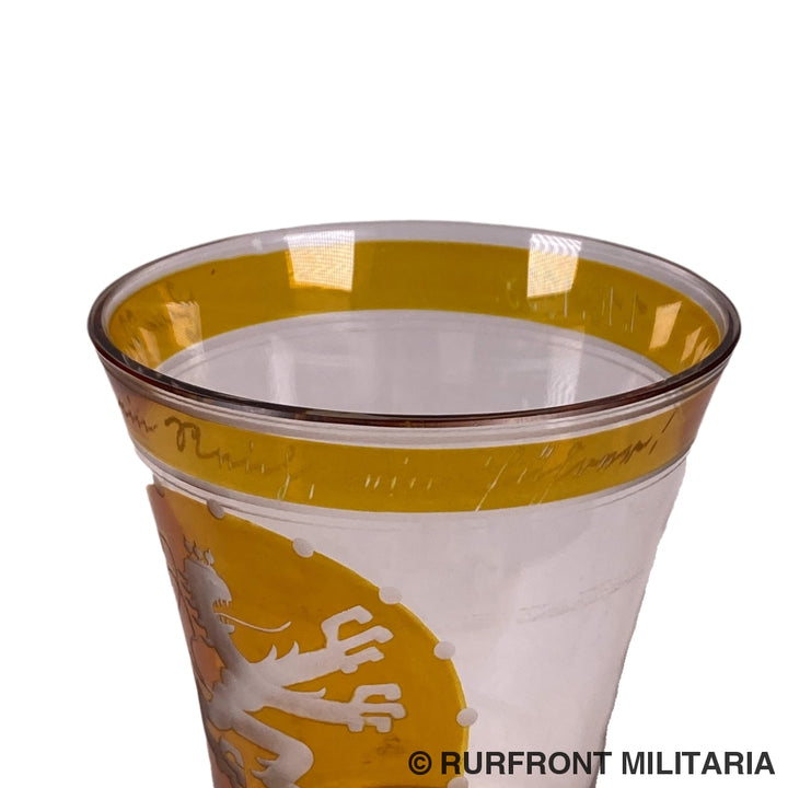 Glazen Beker Ranftbecher Sudetenland Anschluss 1.10.1938