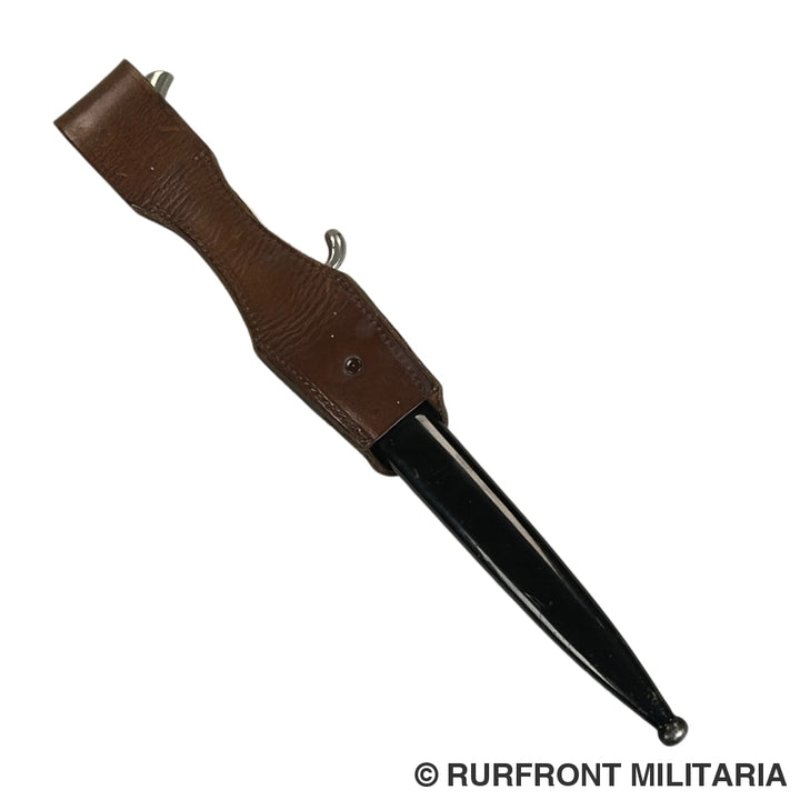 K98 Extraseitengewehr/Dress Bayonet Met Hirschhorngriffschalen Hörster Korte Variant Frog.