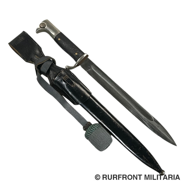 K98 Extraseitengewehr/Dress Bayonet Pdl Lange Variant Met Troddel En Frog