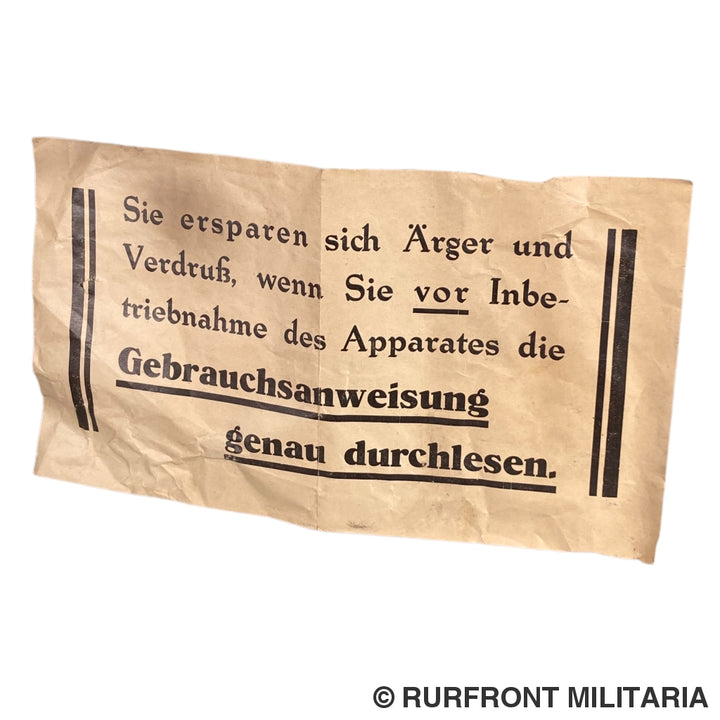 Kalle Ozaphan Projector No.3 1939