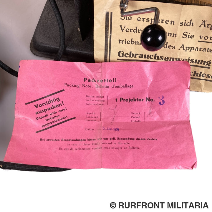 Kalle Ozaphan Projector No.3 1939