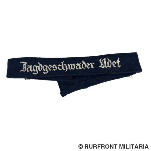 Luftwaffe Ärmelband/Cuff Title Jagdgeschwader Udet Luftwaffe Ärmelband/Cuff Title Jagdgeschwader Udet