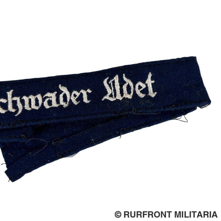 Luftwaffe Ärmelband/Cuff Title Jagdgeschwader Udet