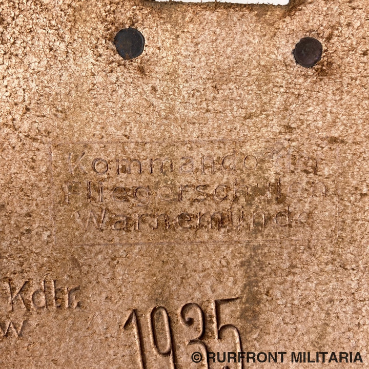 Luftwaffe Kaartentas 1935 Fliegerhorst Parow/Warnemünde