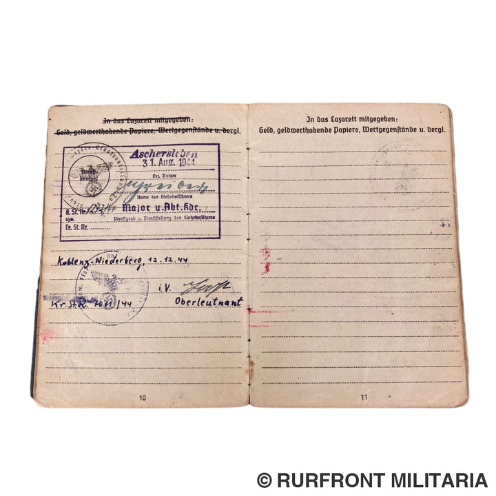 Luftwaffe Soldbuch Kanonier Wilhelm Haase