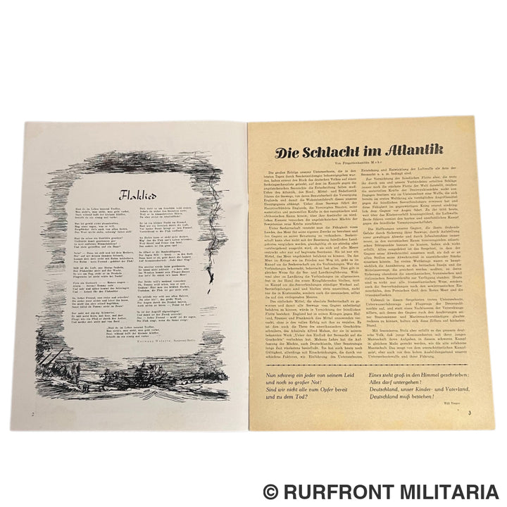 Marine Frontzeitschrift Die Heulboje Nr11 1942