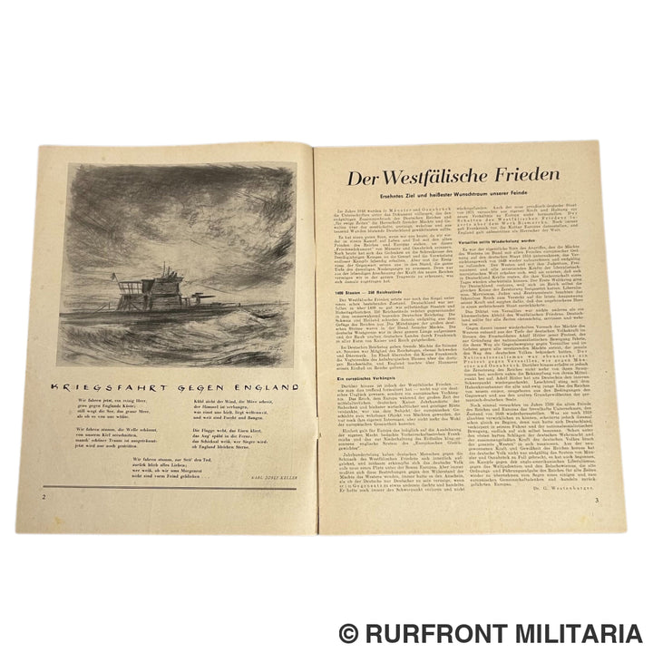 Marine Frontzeitschrift Die Heulboje Nr3 1943
