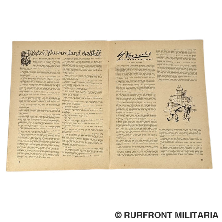 Marine Frontzeitschrift Die Heulboje Nr6/7 1942