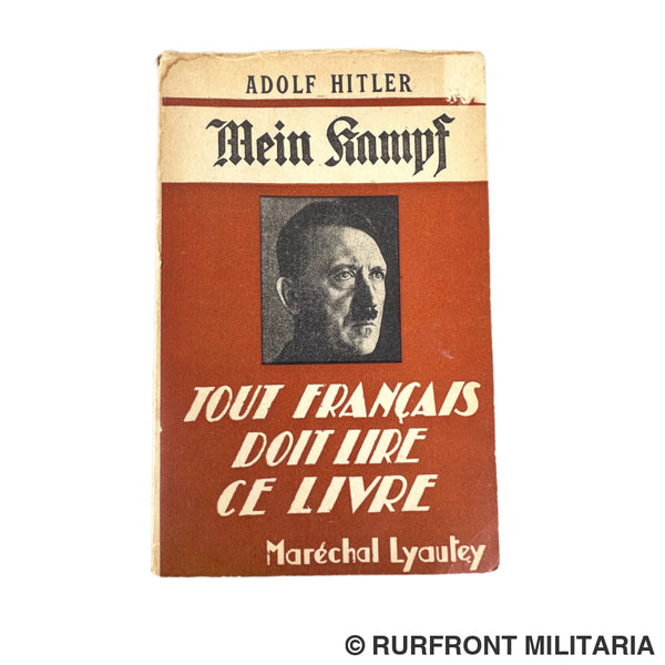 Mein Kampf Franse Editie 1E Druk 1934 Fernand Sorlot Mein Kampf Franse Editie 1E Druk 1934 Fernand Sorlot