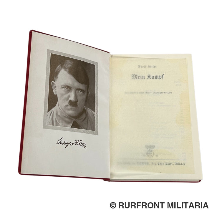 Mein Kampf Tornisterausgabe 1940 Met Kartonnen Hoes