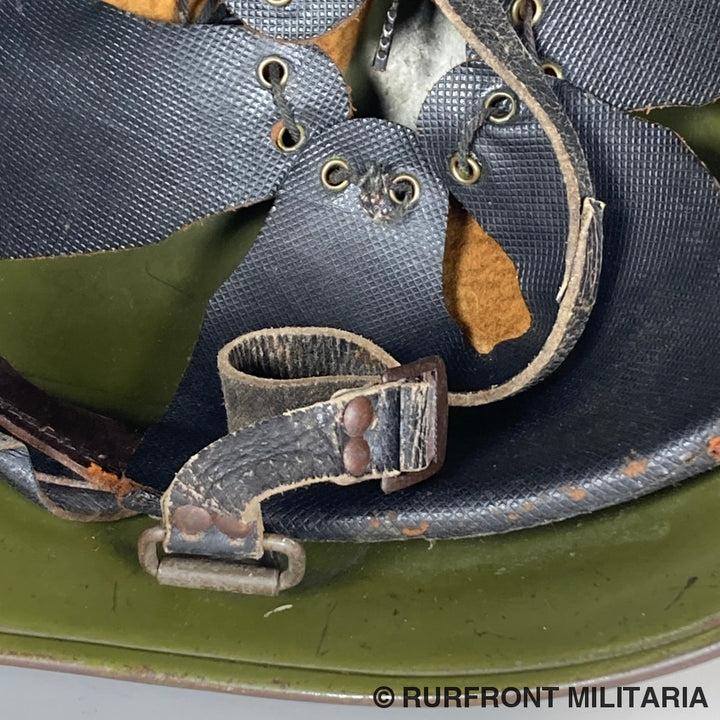 Nederlandse Stalen Helm Model M34 Met Waslabel