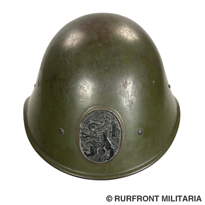 Nederlandse Stalen Helm Model M34 Met Waslabel