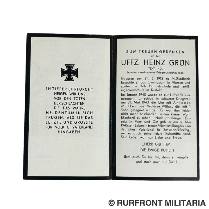 Papiersetje Hauptmann Karl Ebbighausen Jagdgeschwader 234 Later Jagdgeschwader 26 Schlageter! 2