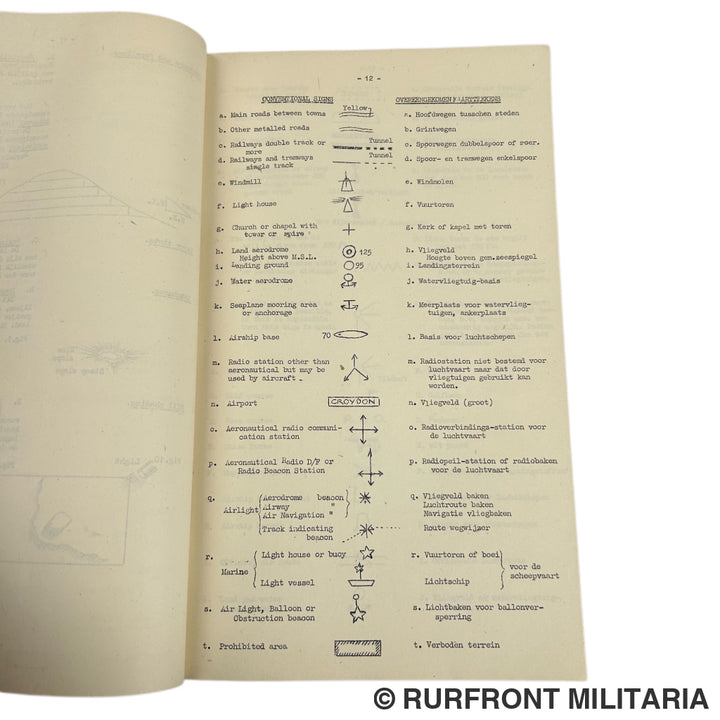 Raf Boek Navigatie En Theorie Van Het Vliegen Hollandsch