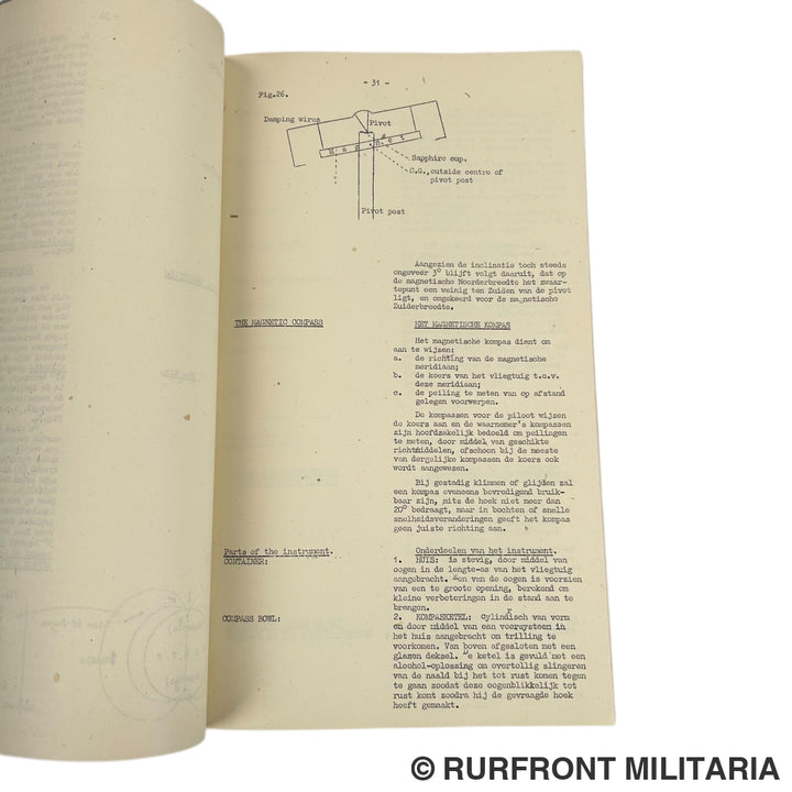 Raf Boek Navigatie En Theorie Van Het Vliegen Hollandsch