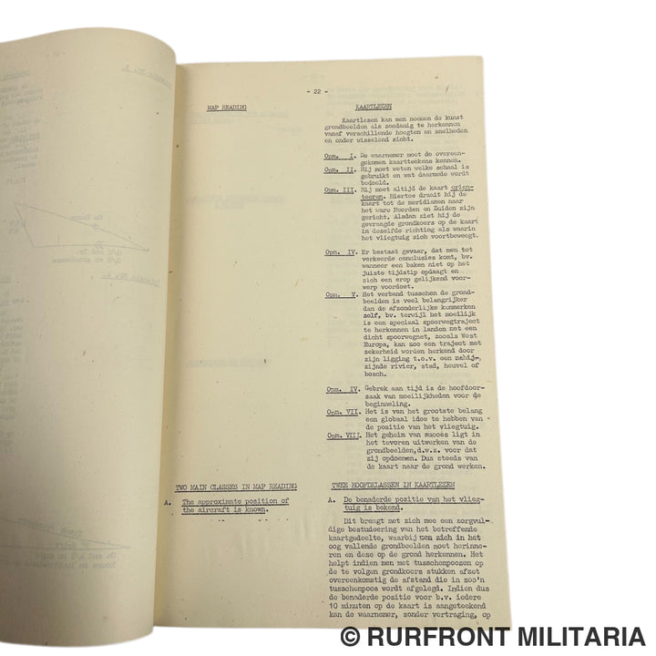 Raf Boek Navigatie En Theorie Van Het Vliegen Hollandsch