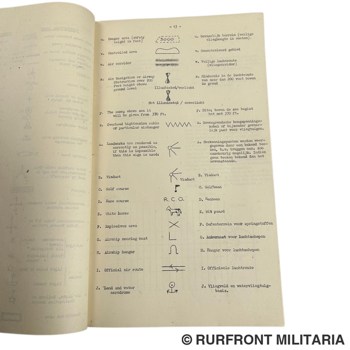 Raf Boek Navigatie En Theorie Van Het Vliegen Hollandsch