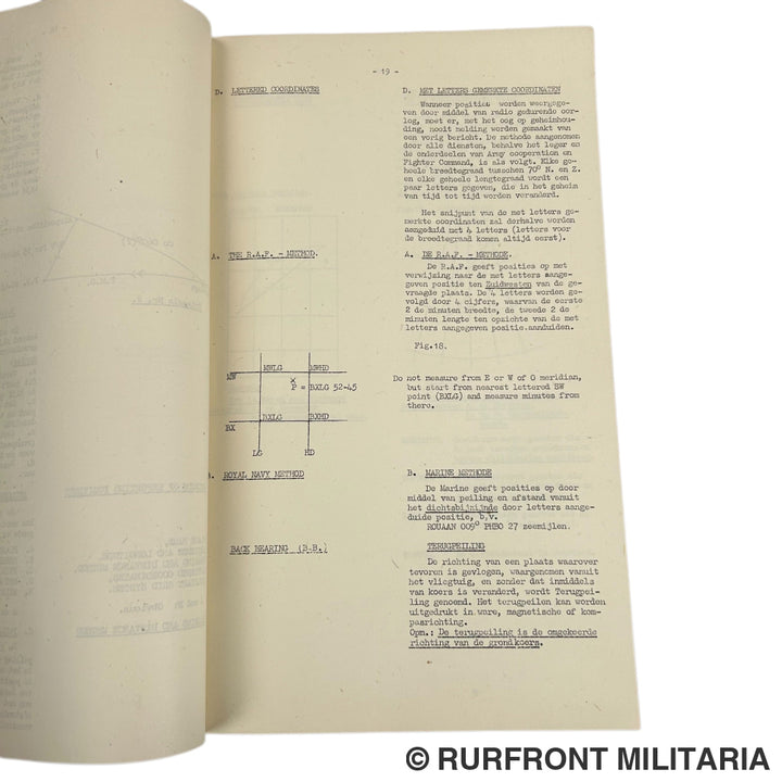 Raf Boek Navigatie En Theorie Van Het Vliegen Hollandsch