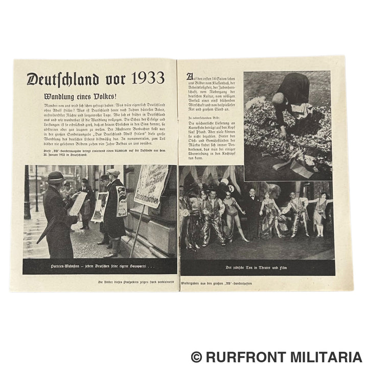Reclameboekje Eher Verlag München Adolf Hitler