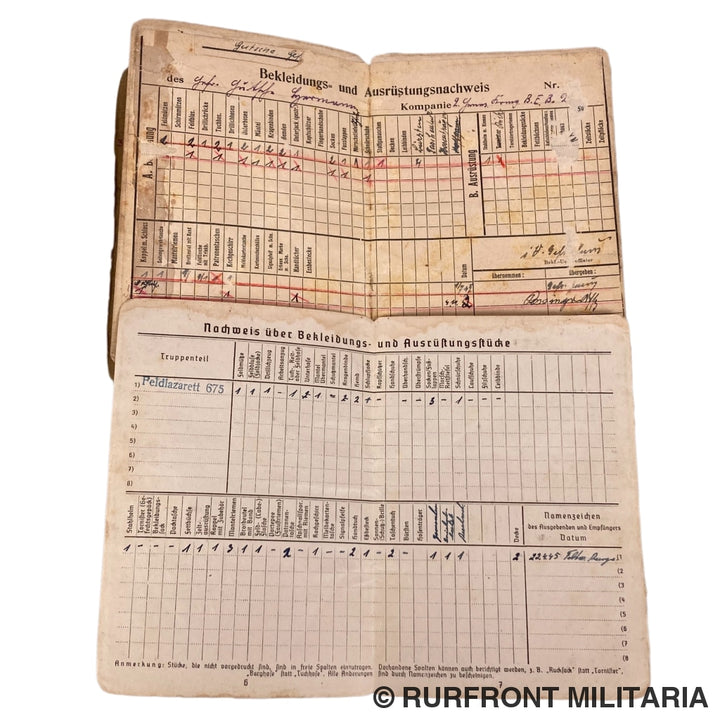 Soldbuch Obergefreiter Hermann Gütsche Metz Kreta