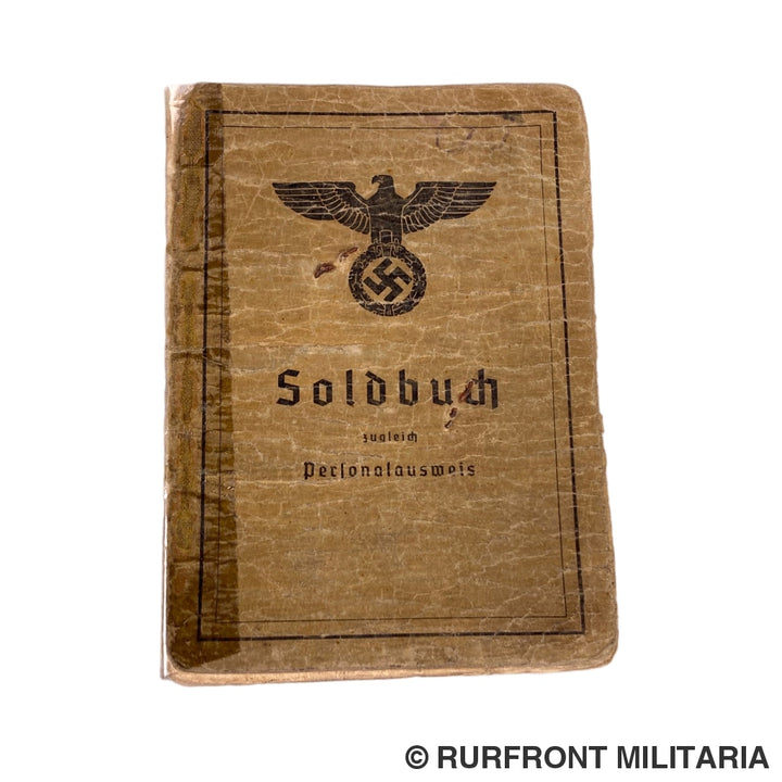 Soldbuch Obergefreiter Hermann Gütsche Metz Kreta