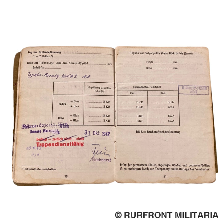 Soldbuch Obergefreiter Hermann Gütsche Metz Kreta