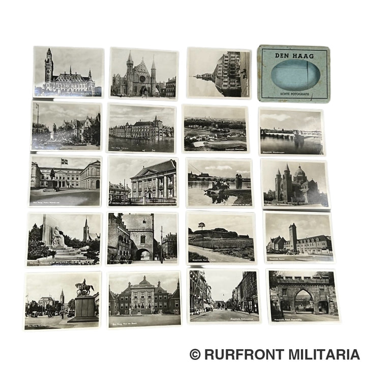 Souvenir Fotosetje Den Haag Marine-Flak-Abteilung 813