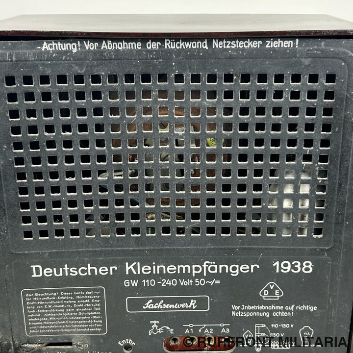 Volksempfanger Dke 38 Goebbels-Schnauze