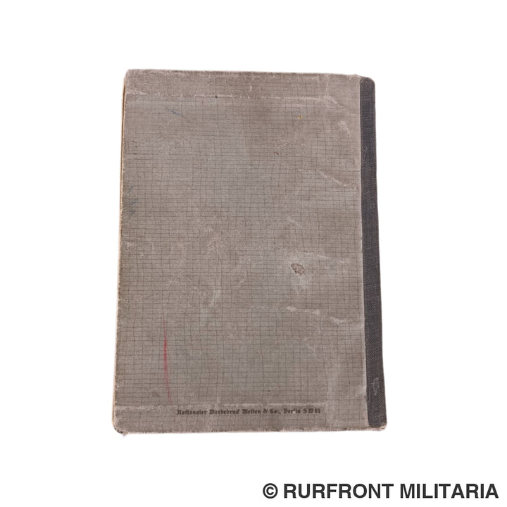 Vroege Wehrpass Obergefreiter Friedrich Herd