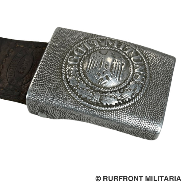 Wehrmacht Belt Buckle Linden Und Funke Iserlohn 1937 Wehrmacht Belt Buckle Linden Und Funke Iserlohn 1937