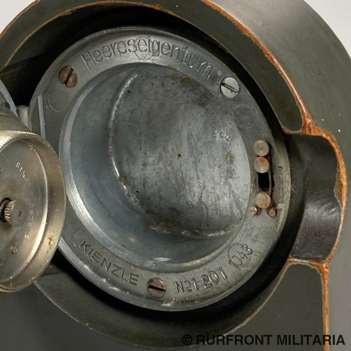 Wehrmacht/Heer Funkraumuhr/Stationsuhr Kienzle 1943