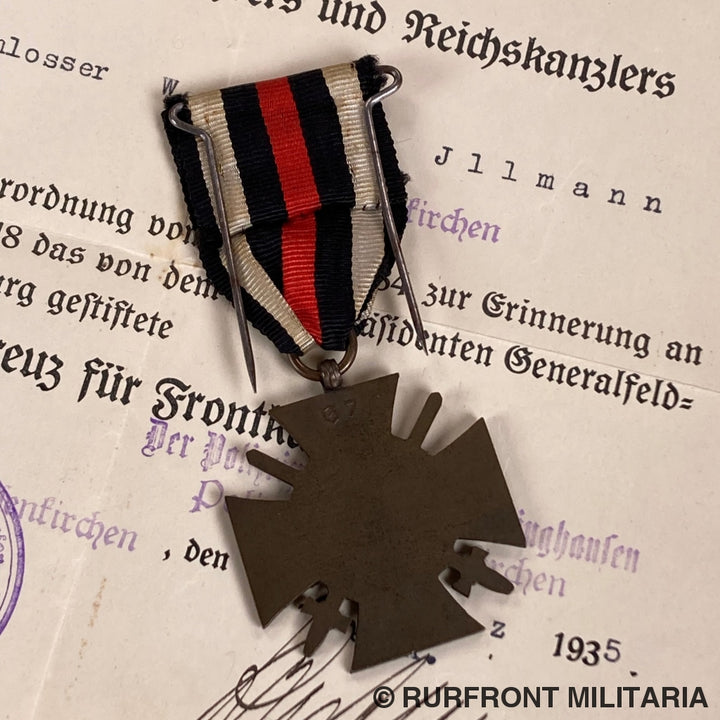 Wehrpass Set Walter Jllmann Wo1 Veteraan